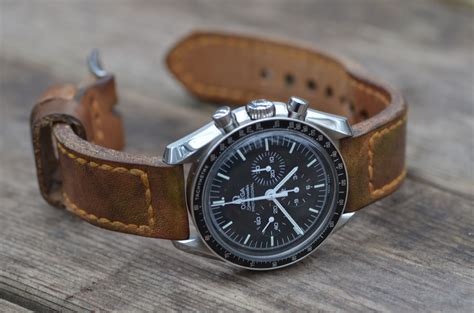 omega speedmaster on nato strap|omega speedmaster brown leather strap.